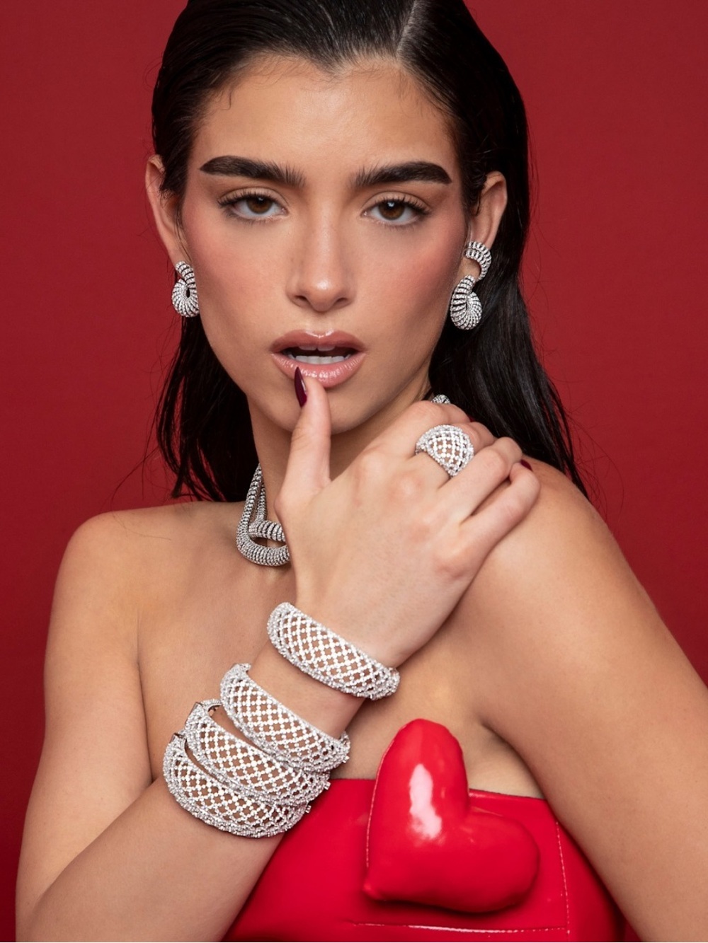 APM Monaco Mesh Bangle - Picture 2 of 6